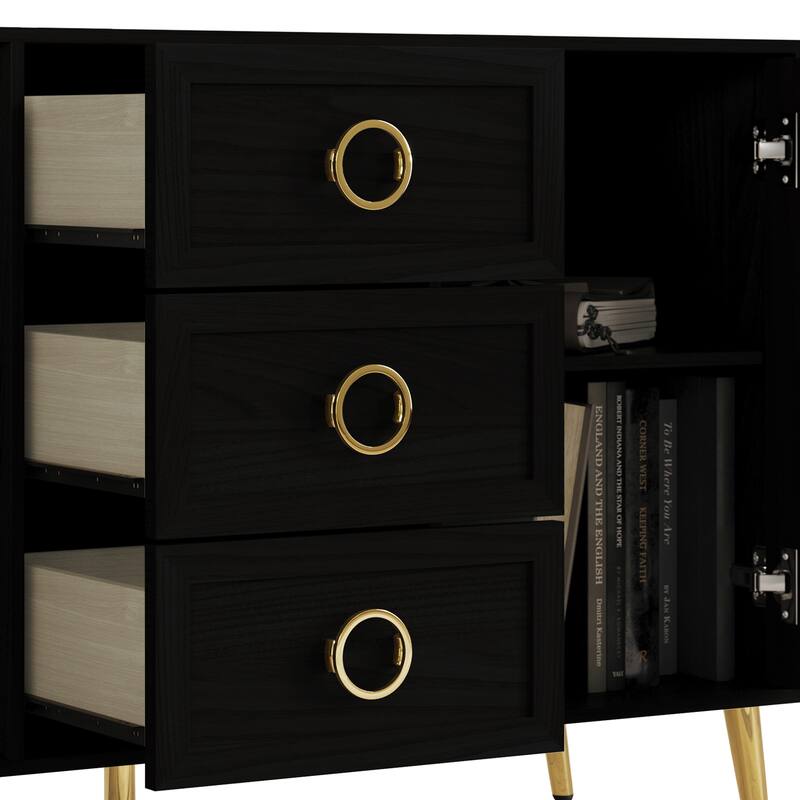 CraftPorch Contemporary Glam Sideboard Cabinet
