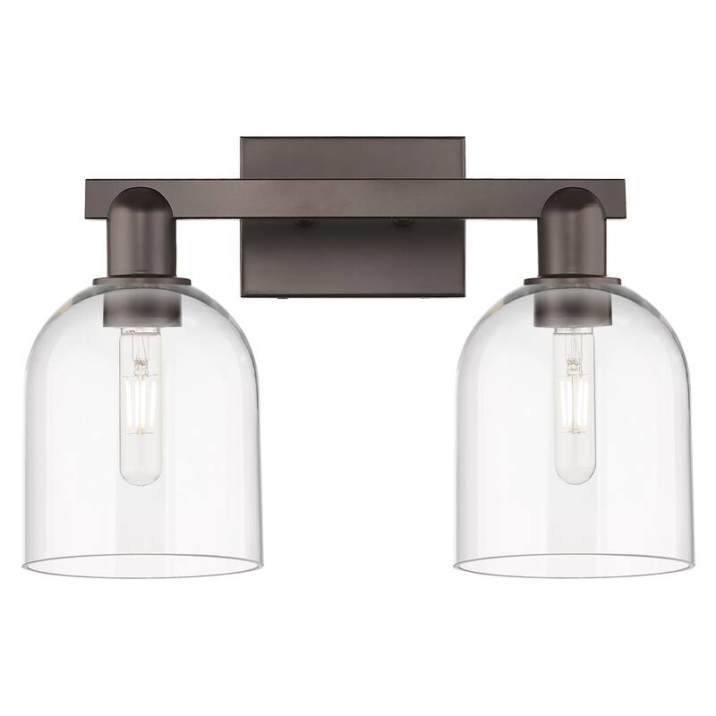 Innovations Lighting 716-2W-12-17 Bella Vanity Bella 2 Light 17" Wide - Oil Rubbed Bronze / Clear