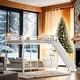 preview thumbnail 2 of 36, Twin over Twin Size Metal Bunk Bed with Slide and Guardrails, White
