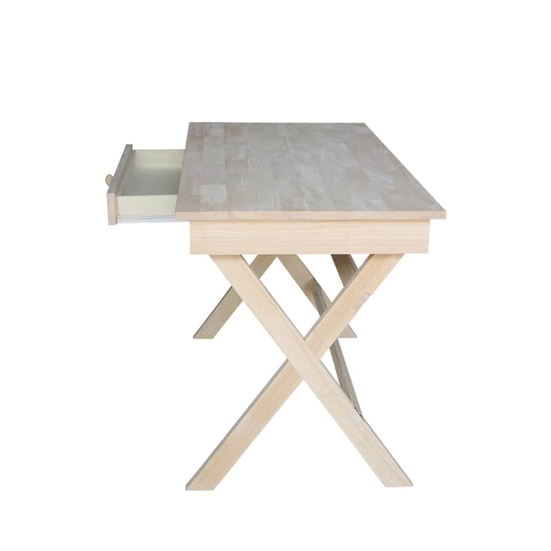 Cross Leg Solid Wood Desk