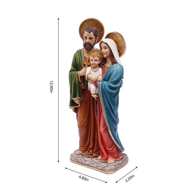 Holy Family Standing Christmas Nativity Decoration - 12.25"