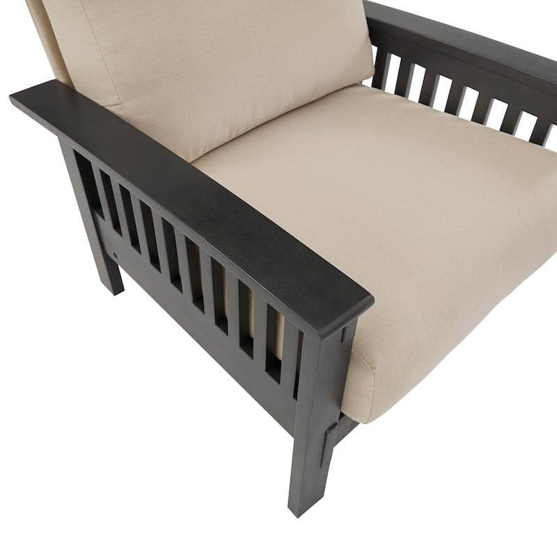 Hills Mission-Style Oak Accent Chair by iNSPIRE Q Classic