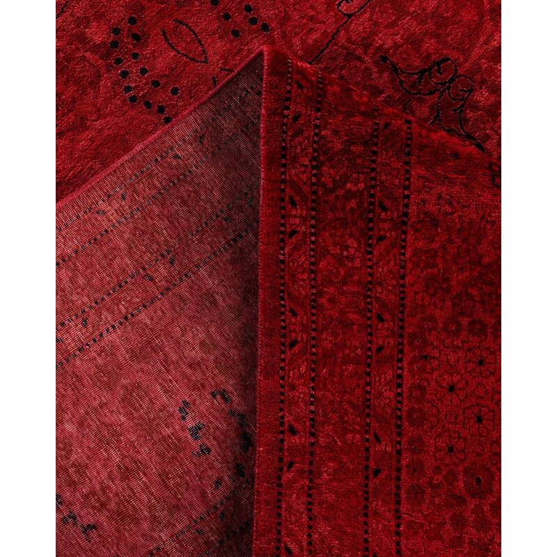 Contemporary Overdyed Wool Hand Knotted Area Rug - 10' 2" x 14' 4"