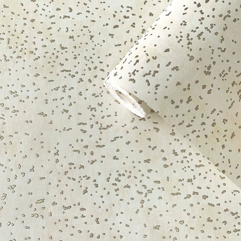 Galerie Wallcoverings Lustre Collection Embossed Abstract Spot Non-woven Metallic Wallpaper Roll