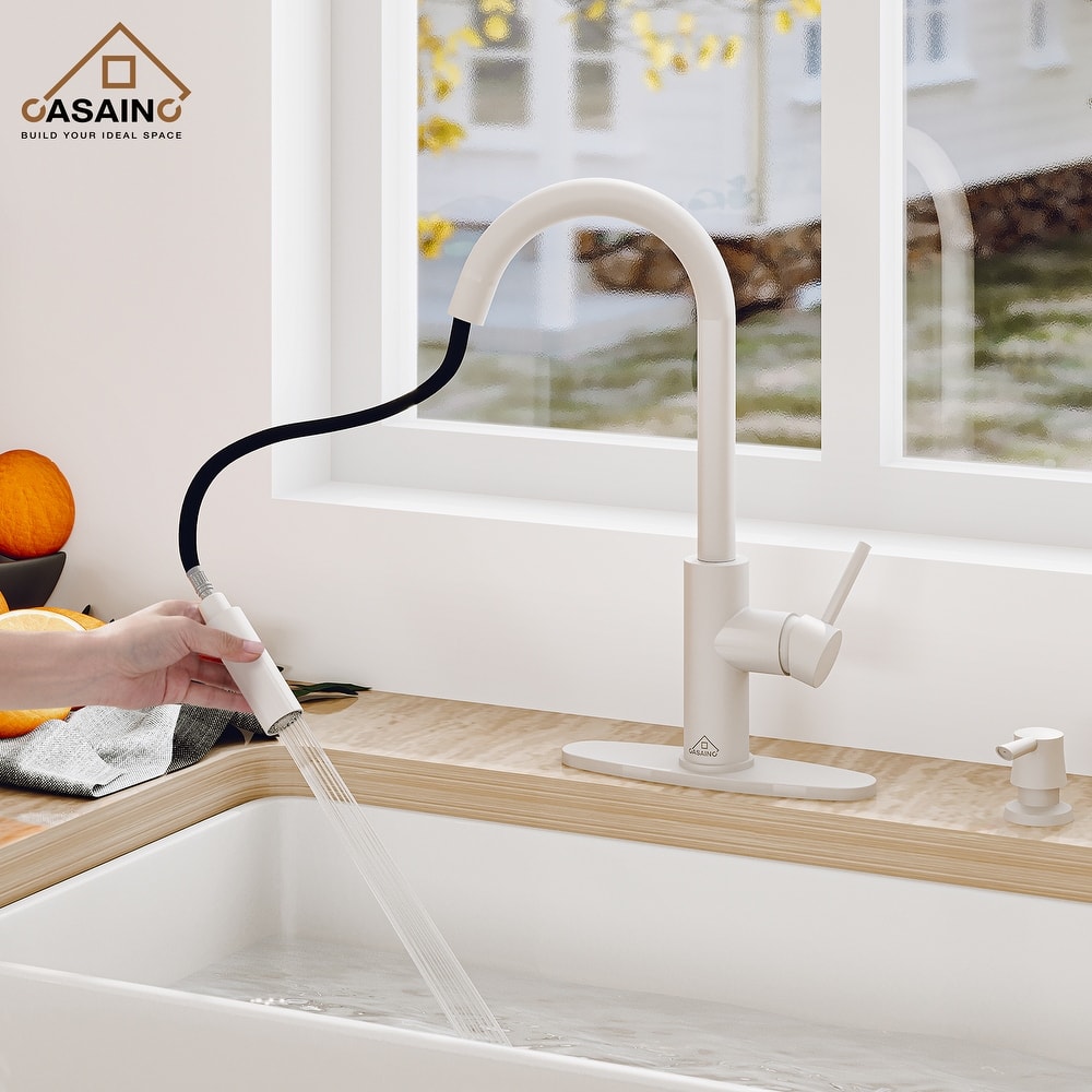 Pull Down Sprayer Kitchen Faucet with Infrared Sensor