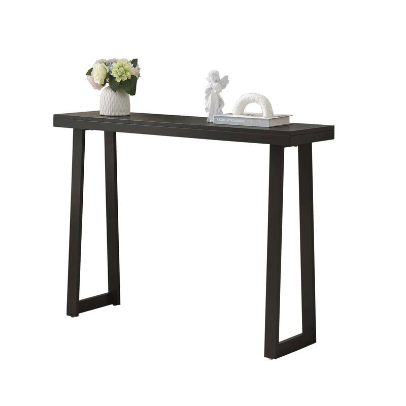 Claude Collection Wood 44" Modern Console Table with Shelf