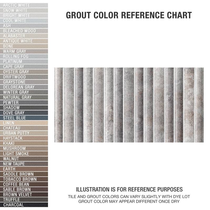 Merola Tile Rubik Greige 5-7/8" x 11-3/4" Ceramic Wall Tile