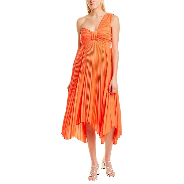 alc orange dress