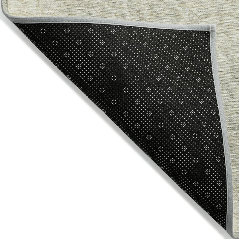 HomeRoots Floral Transitional Rectangle Outdoor Rug