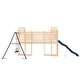 preview thumbnail 17 of 18, vidaXL Swing Set Outdoor Backyard Wooden Playground Equipment for Kids Age 3-8