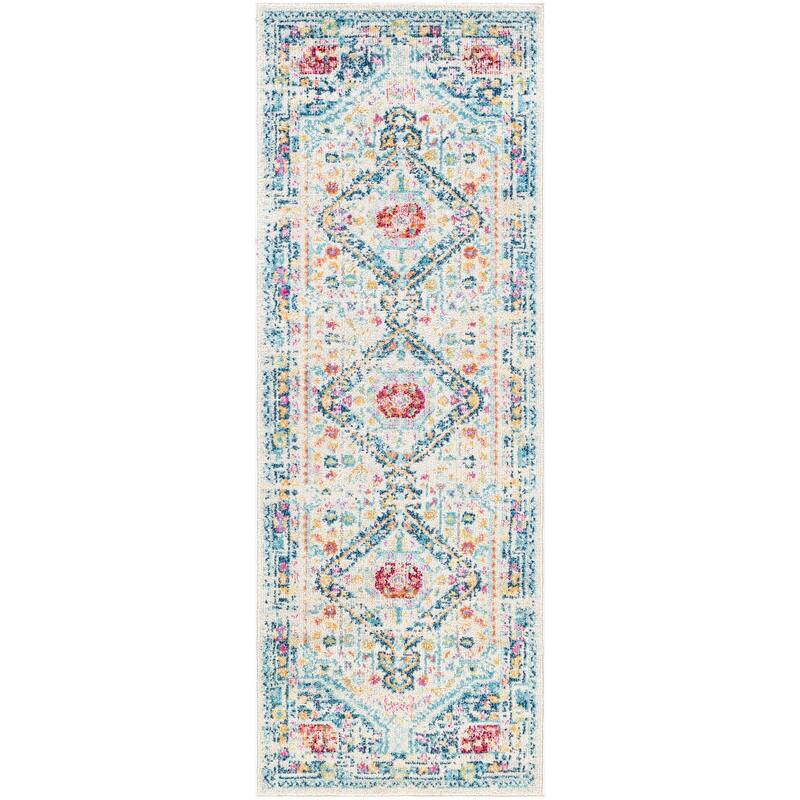 The Curated Nomad Shratton Distressed Persian Medallion Area Rug