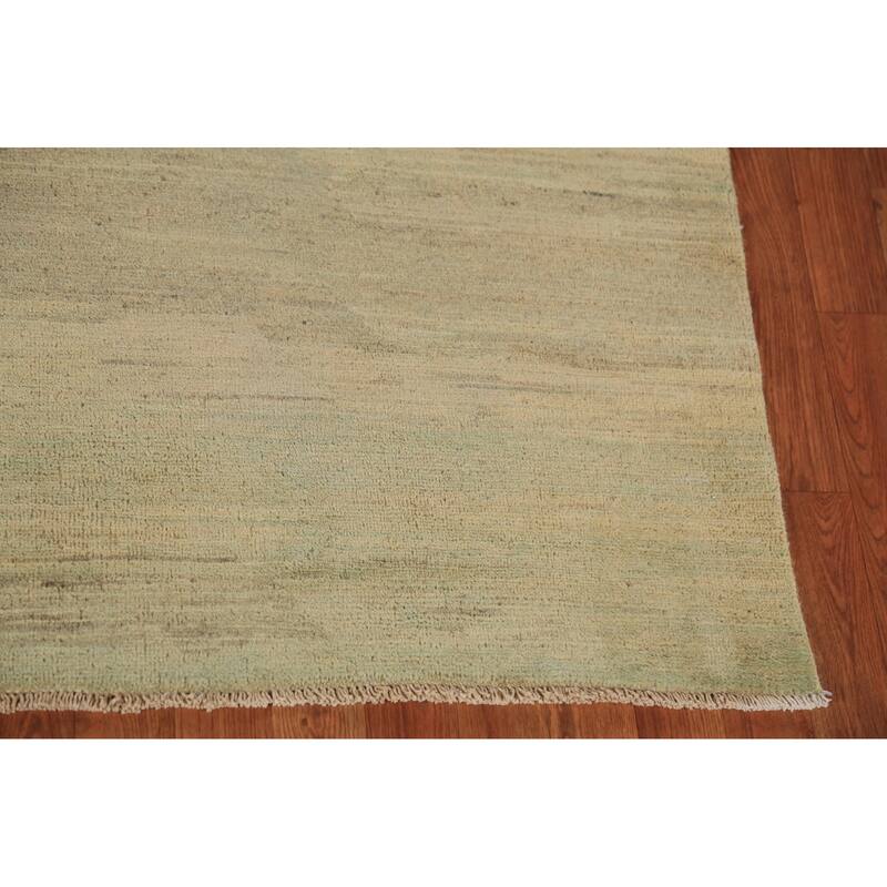Gabbeh Modern Area Rug Handmade Wool Carpet - 5'10" x 8'5"