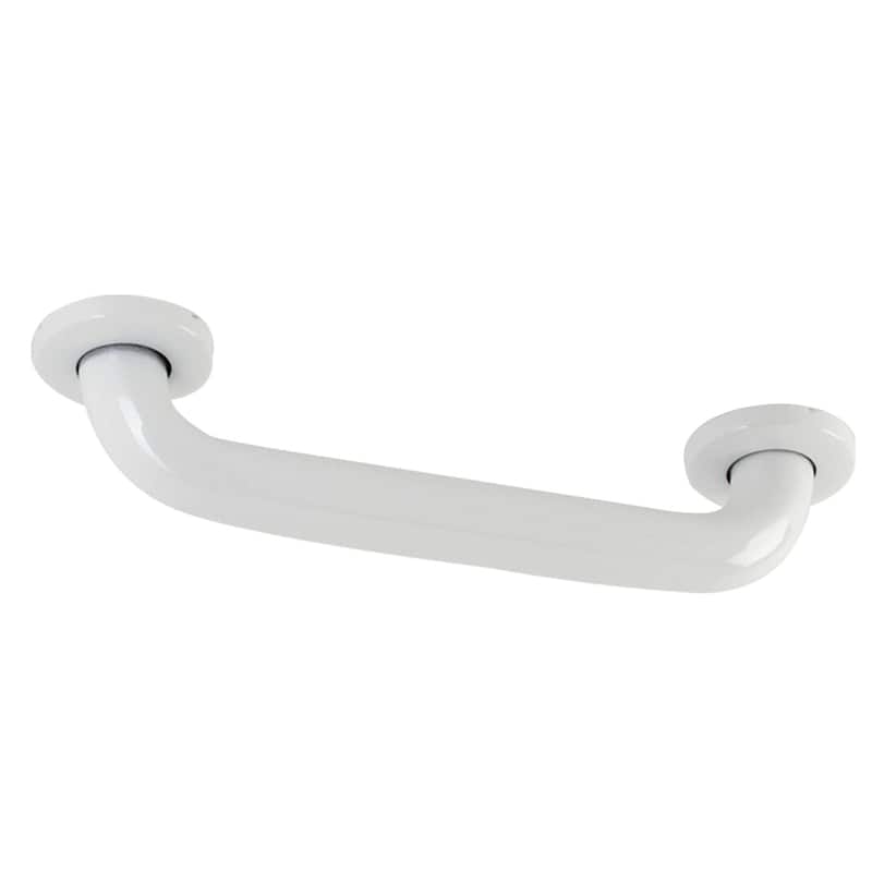 Kingston Brass Made To Match 12-Inch Stainless Steel Grab Bar - White