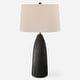 preview thumbnail 1 of 6, Uttermost Jett Black Table Lamp - 35'' H X 19'' W X 19'' D