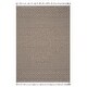 preview thumbnail 1 of 5, LOOM & LUXE Collection Beige/Medallion Indoor/Outdoor Area Rug 120" D x 93" W x 0.28" H