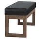 preview thumbnail 24 of 46, WYNDENHALL Madison 44 inch Wide Contemporary Rectangle Ottoman Bench