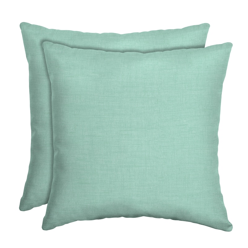 ARDEN Throw Pillow - 2 Count - Aqua Leala