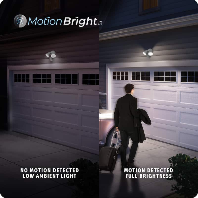 Globe Electric 91008627 Double Light 12-5/16" Wide Adjustable 4000K