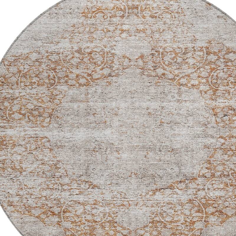 HomeRoots Floral Traditional Rectangle Outdoor Rug