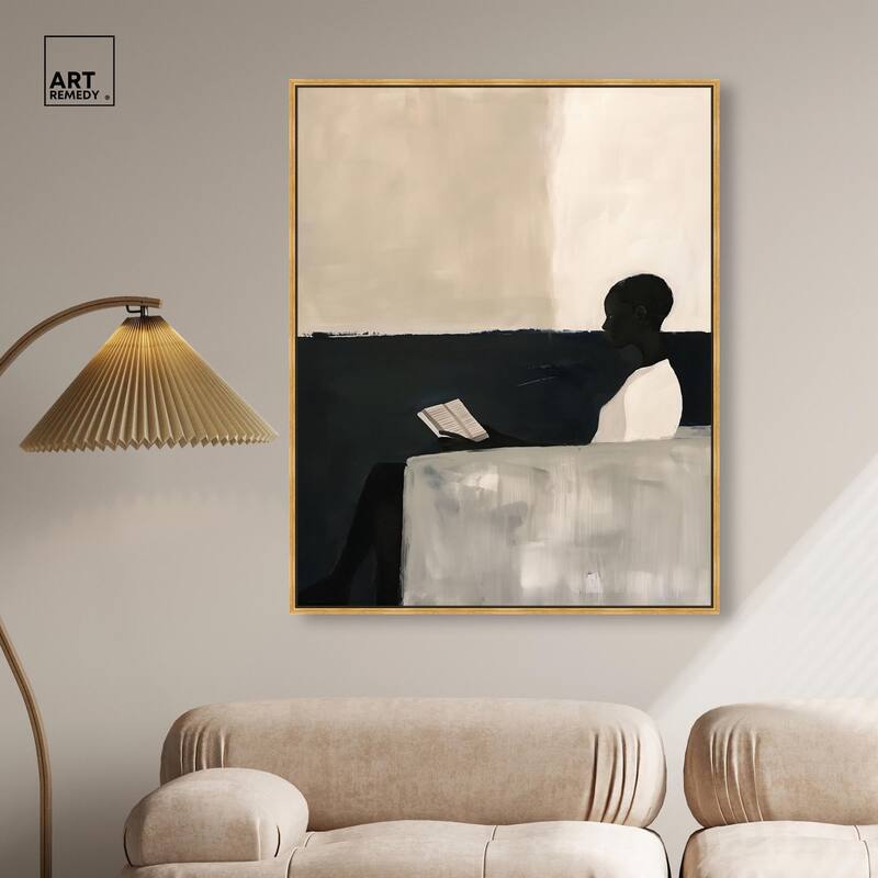Void Reader III Canvas by Art Remedy