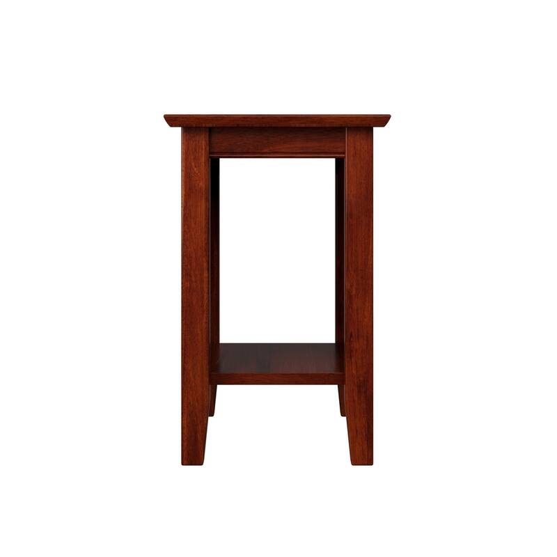 Side Table Accent Table for Couch Living Room Chair White Finish - 22
