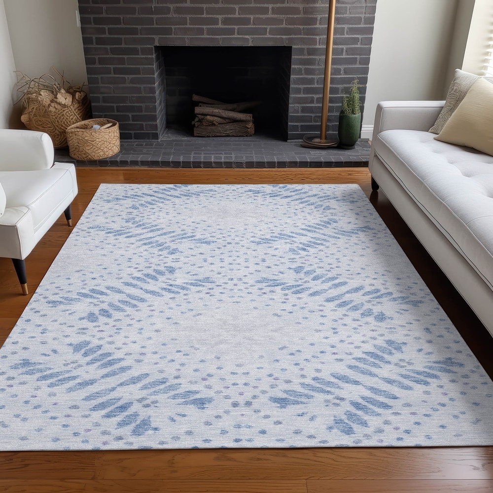 Premium Washable Super Soft Modern Brinley Mayfield Rug