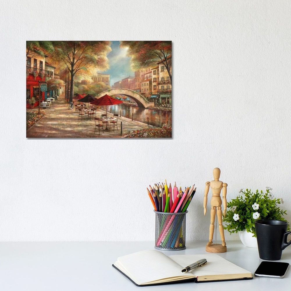 iCanvas "Riverwalk Charm" by Ruane Manning Canvas Print