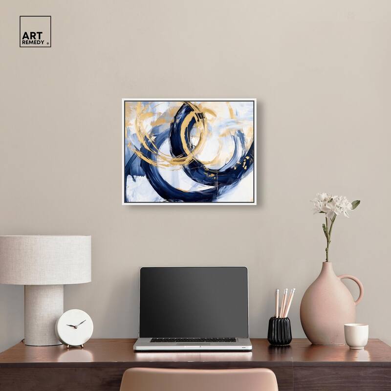 Bold Whirl I Canvas by Art Remedy