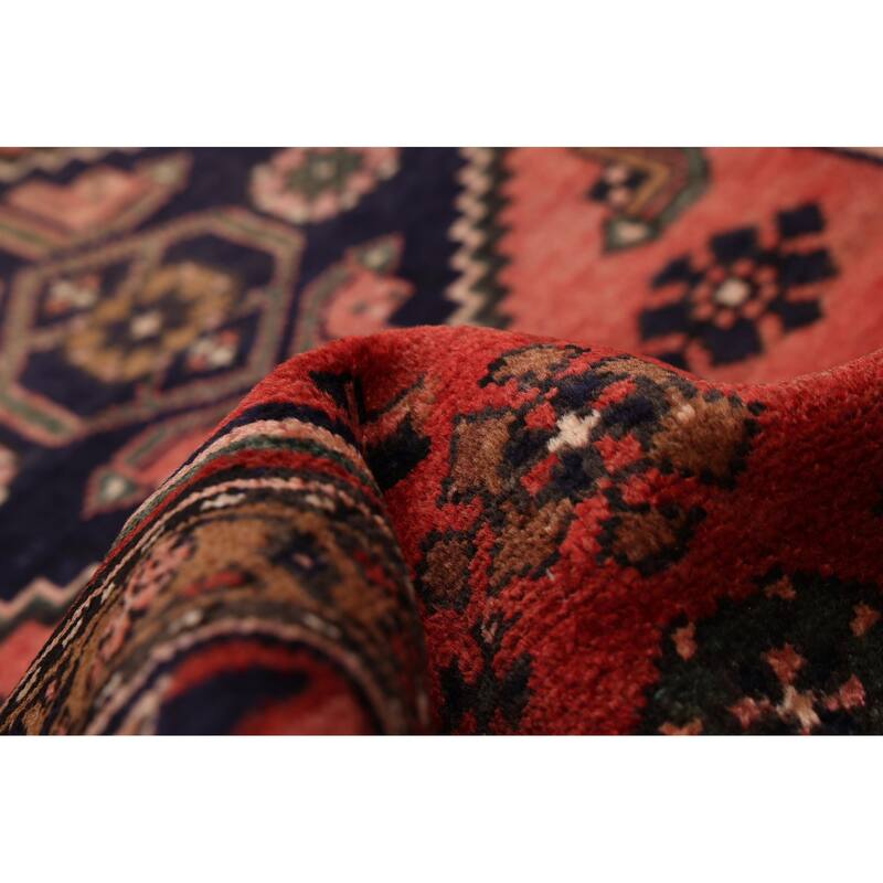 ECARPETGALLERY Hand-knotted Andelz Light Red Wool Rug - 4'1 x 7'3