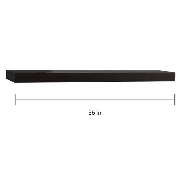 InPlace 36inch Black Floating Wall Shelf Bed Bath & Beyond 14369773