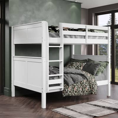 Camaflexi Full over Full Bunk Bed - Panel Headboard