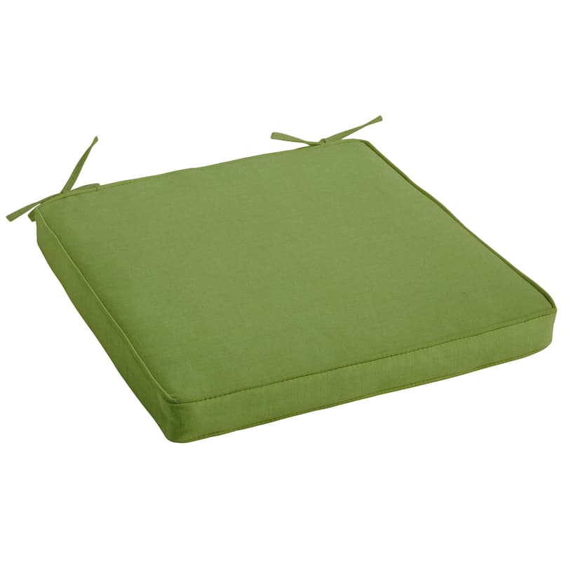 Lehigh Sunbrella Indoor/ Outdoor Chair Cushions, Set of 4 - 19 in w x 16 in d - 19 in w x 16 in d - Spectrum Cilantro