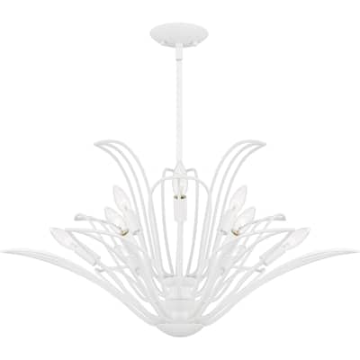Tallulah 9-Light Sand White Chandelier
