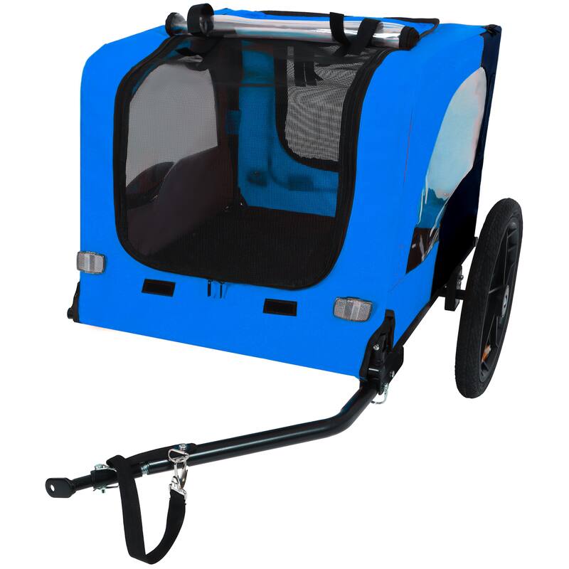 Pet Bike Trailer Dog Cart for Bicycle,Suitable for Small and Medium Pets, Easy Folding Cart Frame, Non-Slip Floor