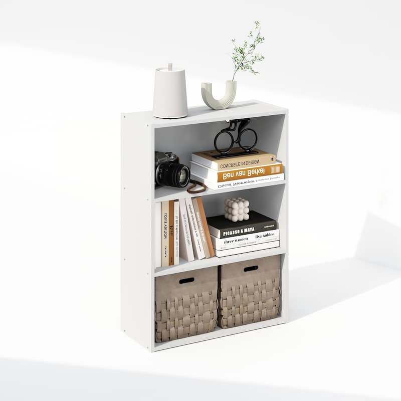 Furinno Simple Open Shelf, Bookcases, 3-Tier