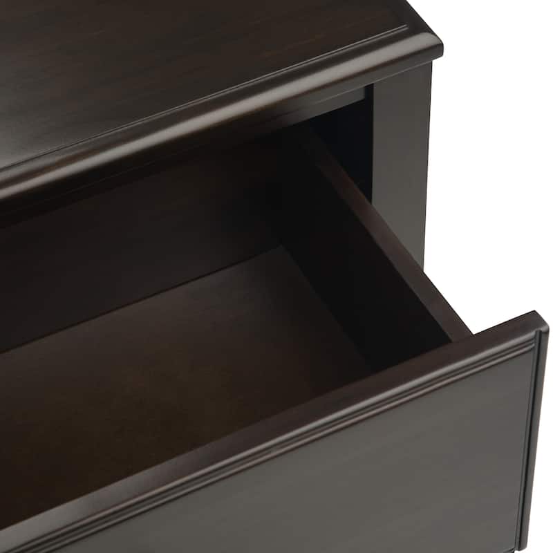 WYNDENHALL Hampshire SOLID WOOD 24 inch Wide Traditional Bedside Nightstand Table