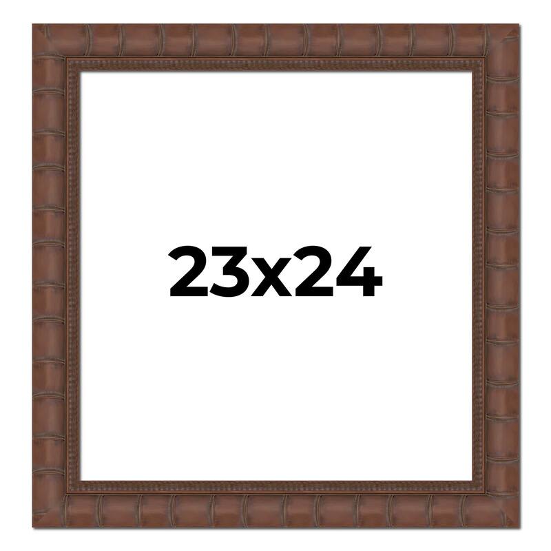 23x24 Frame Pewter Solid Wood Picture Frame Width 1.625 Inches | Interior Frame Depth 0.6875 Inches