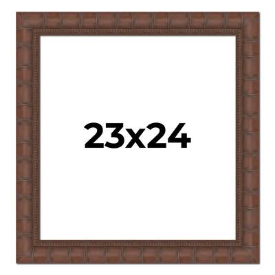 23x24 Frame Pewter Solid Wood Picture Frame Width 1.625 Inches | Interior Frame Depth 0.6875 Inches