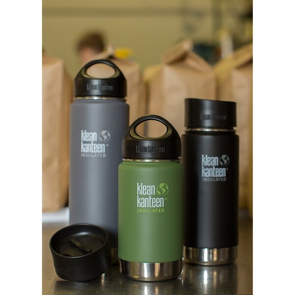 Klean Kanteen Wide Double Wall Vacuum Insulated Stainless Steel Coffee ...