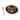 Brown Countertop Bathroom Vessel Sink 16.5" Round Tempered Glass Wood Grain Design with Drain Renovators Supply - N/A