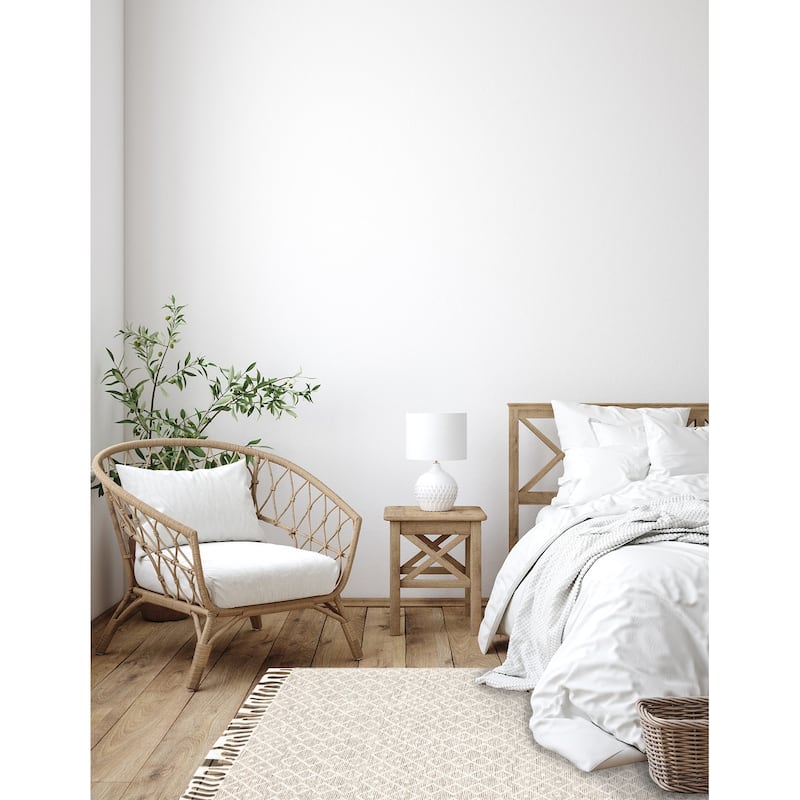 ECARPETGALLERY Braid weave Sienna Black Wool Rug - 5'1 x 8'3