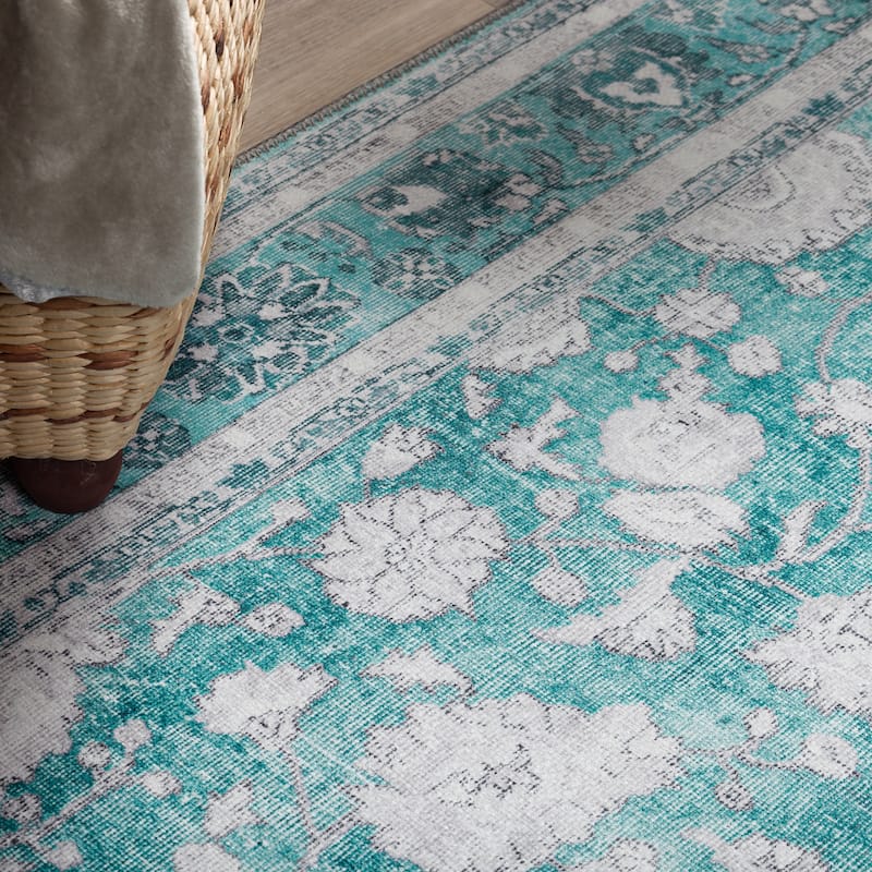 Addison Kensington Casual Vintage Non-skid Area Rug