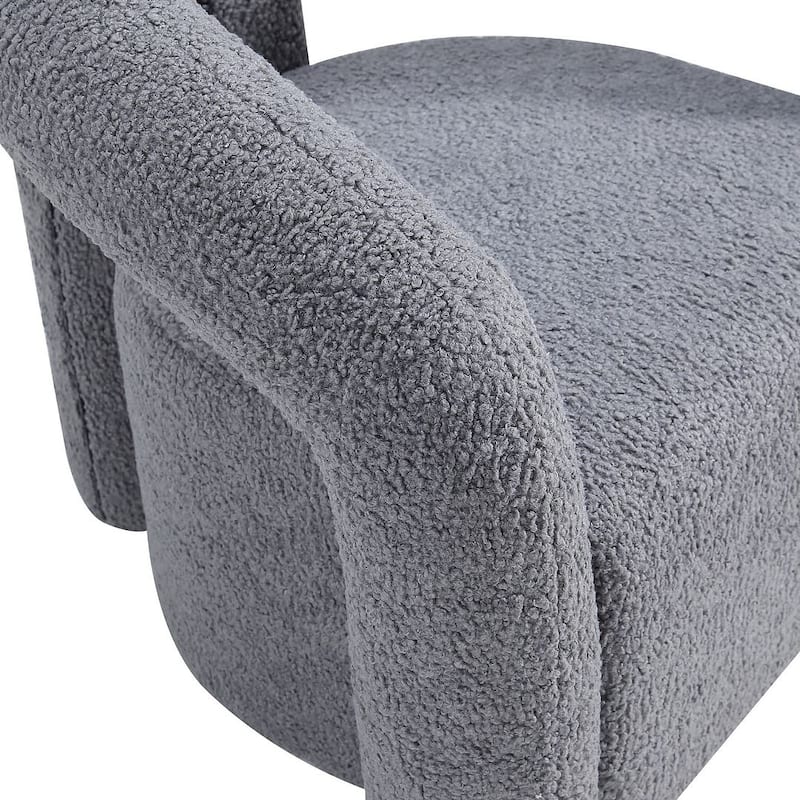 Manhattan Comfort Modern Darian Boucle Accent Chair