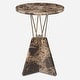 preview thumbnail 1 of 5, Uttermost Levitate Marble Accent Table - 23.25"H x 16"W x 16"D