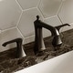 preview thumbnail 2 of 29, Karran Woodburn Widespread Three-Hole 2-Handle Bathroom Faucet with Matching Pop-Up Drain