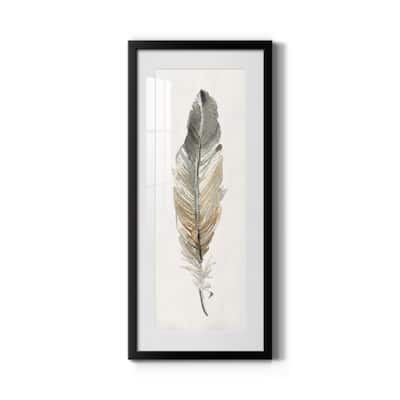 Neutral Feather I-Premium Gallery Framed Print