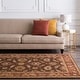 preview thumbnail 1 of 11, Livabliss Flanders Handmade Traditional Wool Area Rug Dark Brown - 2' x 3'