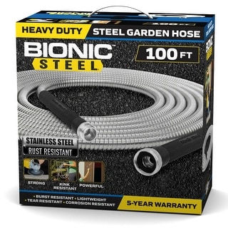bionic steel indestructible garden hose overstock 16916316