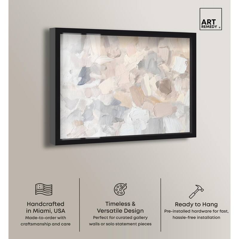 Soft Colors Fade I Shadowbox by Art Remedy