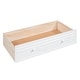 preview thumbnail 16 of 14, Twin over Twin Bunk Bed with Storage Staircase, Slide, Desk with Drawers and Shelves, and Full-Length Guardrails, White